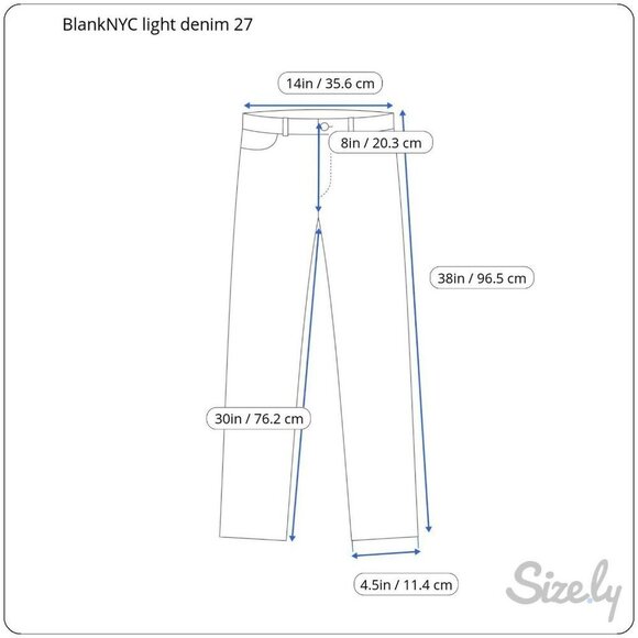 BlankNyc Womens Size 27 Medium Wash Blue Distressed Straight Leg Denim Jeans - Picture 3 of 11